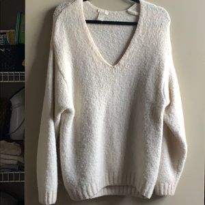 Cream sweater